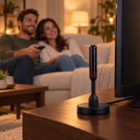 Цифрова телевизионна антена HDTV с магнитна основа, USB захранване и 5 м кабел